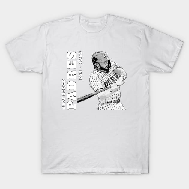 San Diego Padres - EST 1969 T-Shirt by elmejikono